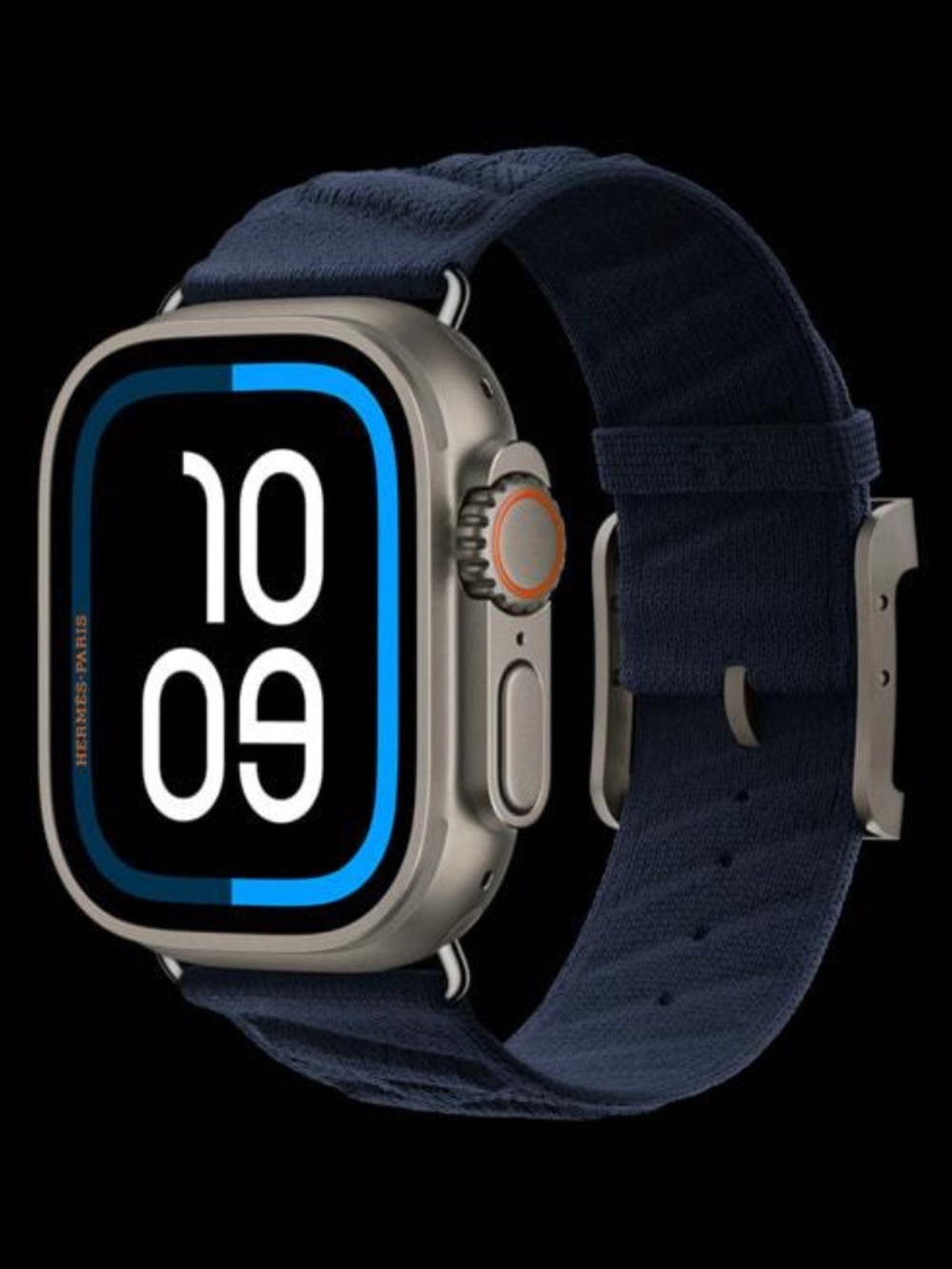 Apple Watch Hermes Ultra 3 GPS+Cellular, 49mm, Natural Titanium Case, band